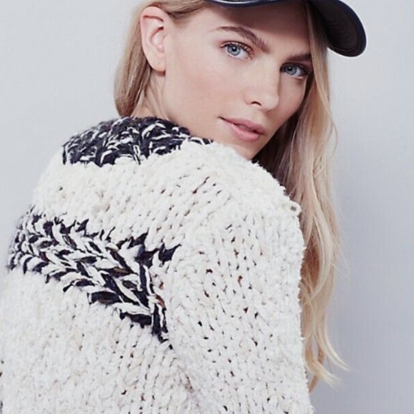 Free People Gorgeous In and Out Zip Up Sweater Cardigan Jacket XS - Picture 5 of 16